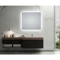 TSI 900*750mm Curved Rim LED Mirror